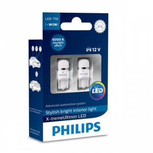 Philips LED W5W T10 X-treme Vision 6000K
