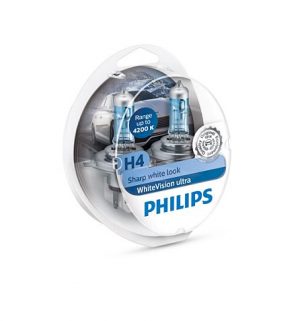 Philips White Vision Ultra H4+2 W5W