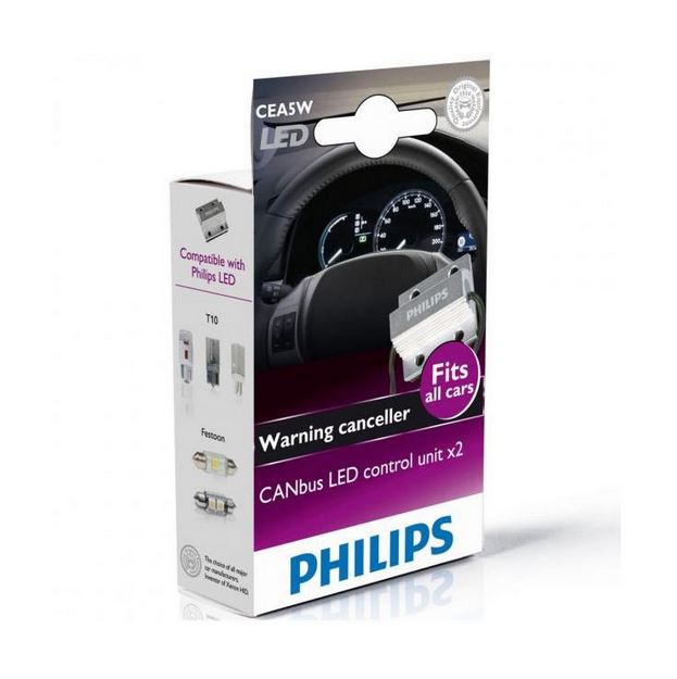 Philips CAN BUS CONTROLER Philips CAN BUS CONTROLER LED klaidų naikintojas 5W